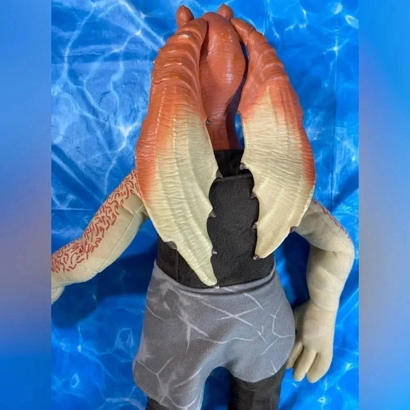 Star Wars - Jar Jar Binks - Talking Wake Up Alarm Plush - Thinkway - 22" Tall - Picture 6 of 10